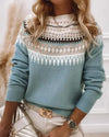 FABIENNE - NORDIC ELEGANCE KNITTED SWEATER