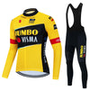 Jumbo Visma - Long-Sleeve Professional Cycling Set