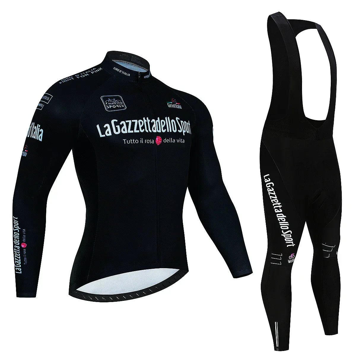 Giro d'Italia - Long-Sleeve Professional Cycling Set