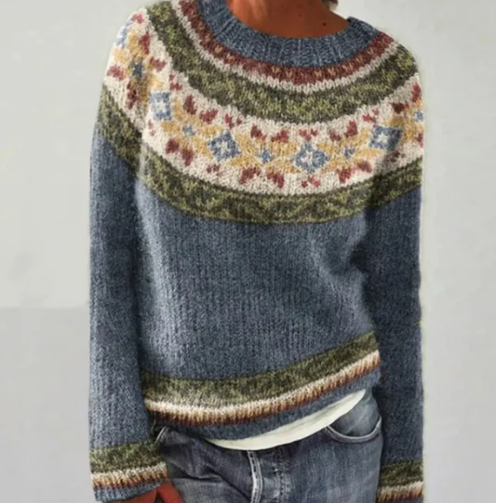 AMÉLIE - COZY RETRO KNITTED SWEATER