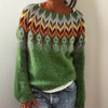 ANGÈLE - ELEGANT AND COMFORTABLE SWEATER WITH A GEOMETRIC PATTERN